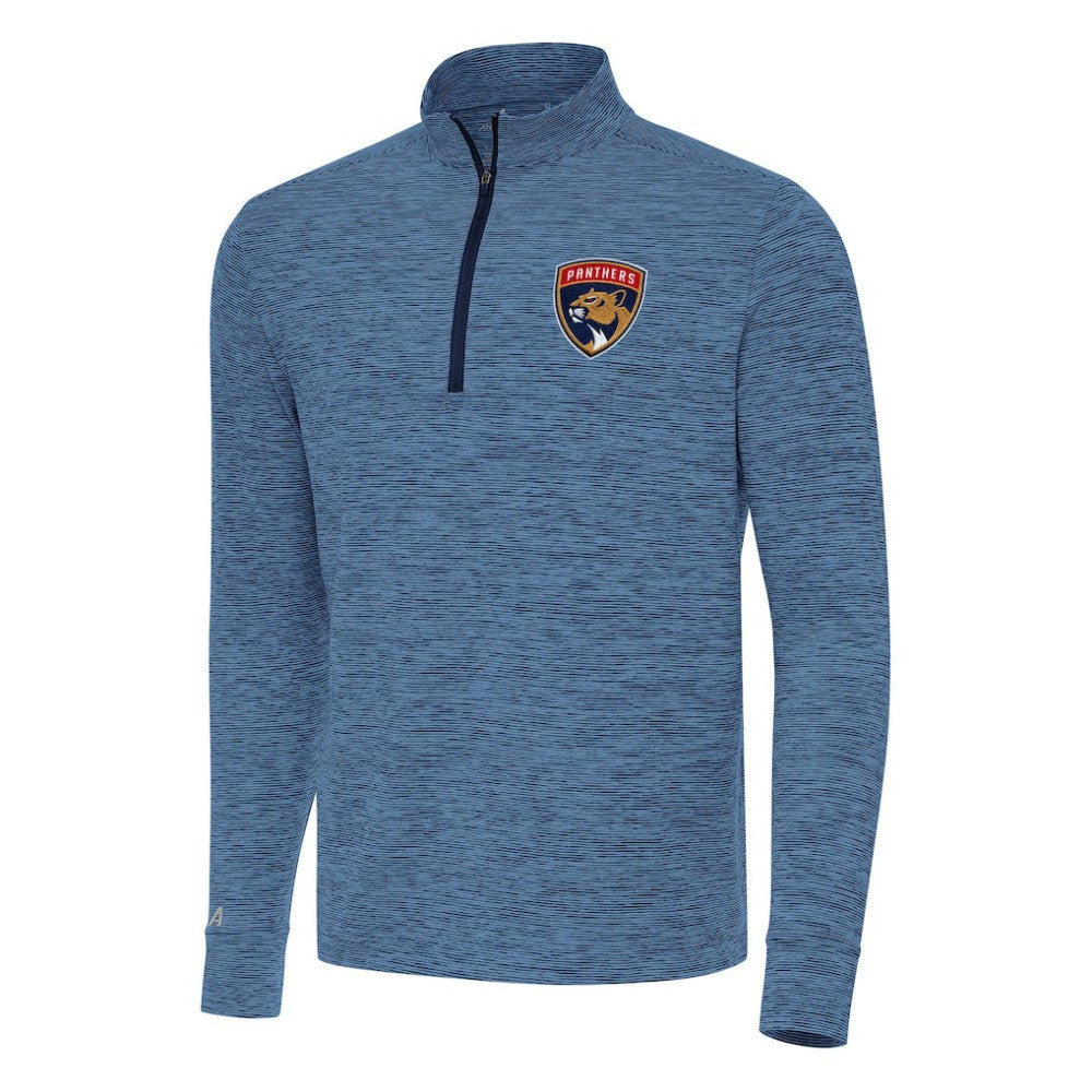 Florida Panthers Antigua Cause Quarter-Zip Top - Heather Navy - NHL 202235849