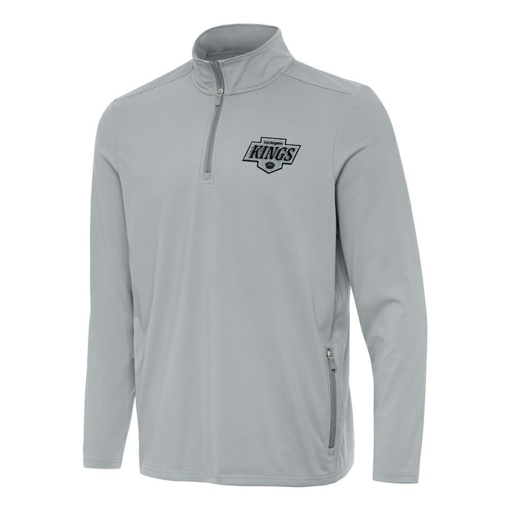 Los Angeles Kings Antigua Perilous Quarter-Zip Sweatshirt - Gray - NHL 202236196