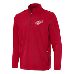 Detroit Red Wings Antigua Perilous Quarter-Zip Sweatshirt - Red - NHL 202236197