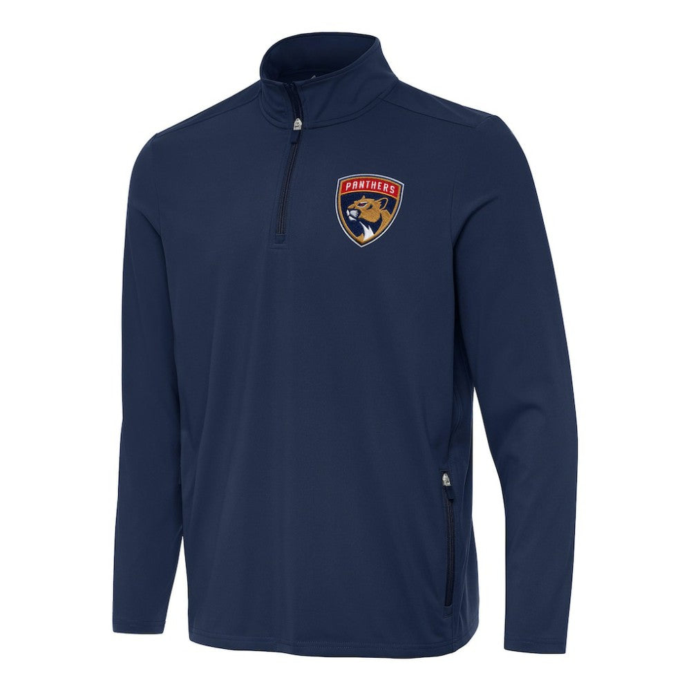 Florida Panthers Antigua Perilous Quarter-Zip Sweatshirt - Navy - NHL 202236202
