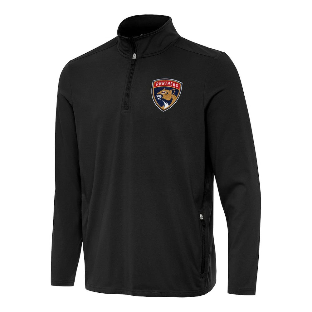 Florida Panthers Antigua Perilous Quarter-Zip Sweatshirt - Black - NHL 202236203