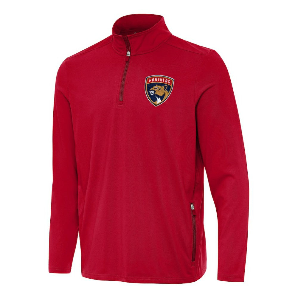 Florida Panthers Antigua Perilous Quarter-Zip Sweatshirt - Red - NHL 202236204