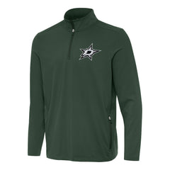 Dallas Stars Antigua Perilous Quarter-Zip Sweatshirt - Hunter Green - NHL 202236212