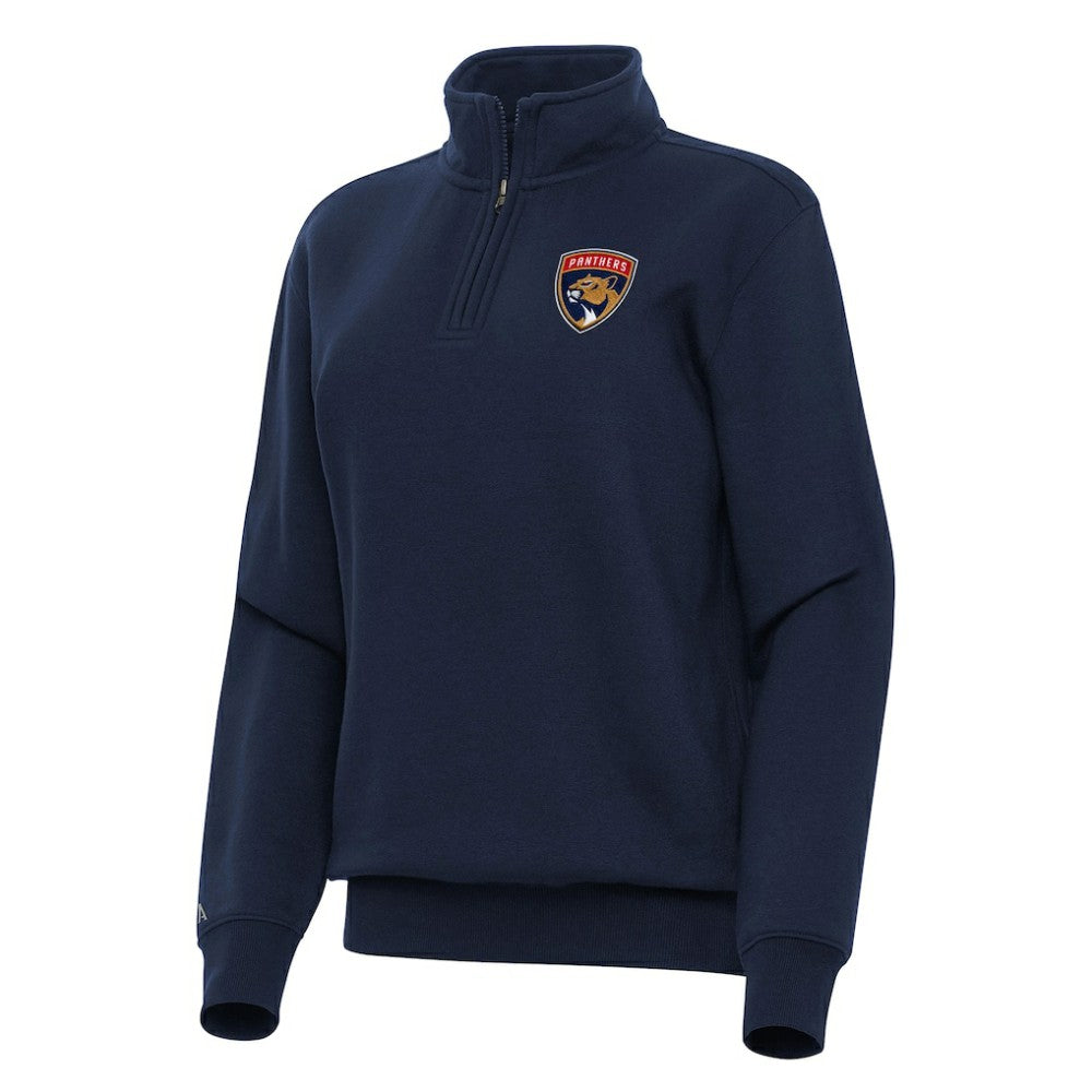 Florida Panthers Antigua Women's Victory Quarter-Zip Sweatshirt - Navy - NHL 202236274