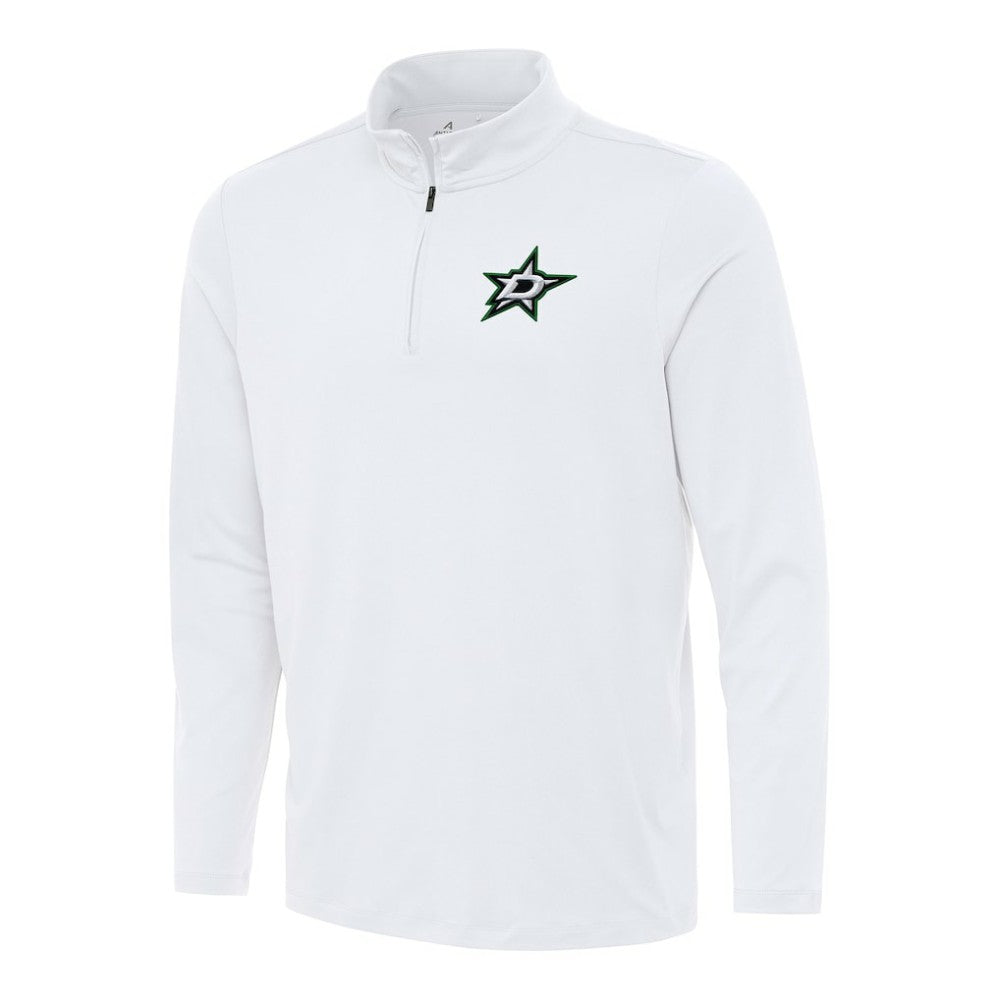 Dallas Stars Antigua Reprocess Quarter-Zip Top - White - NHL 202236336