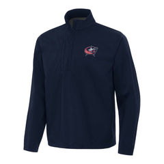 Columbus Blue Jackets Antigua Brisk Quarter-Zip Windbreaker - Navy - NHL 202236479