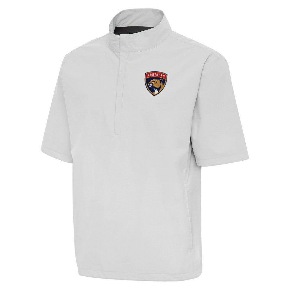 Florida Panthers Antigua Brisk Quarter-Zip Windbreaker - Heather Gray - NHL 202236516