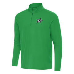 Dallas Stars Antigua Intent Quarter-Zip Top - Kelly Green - NHL 202236543