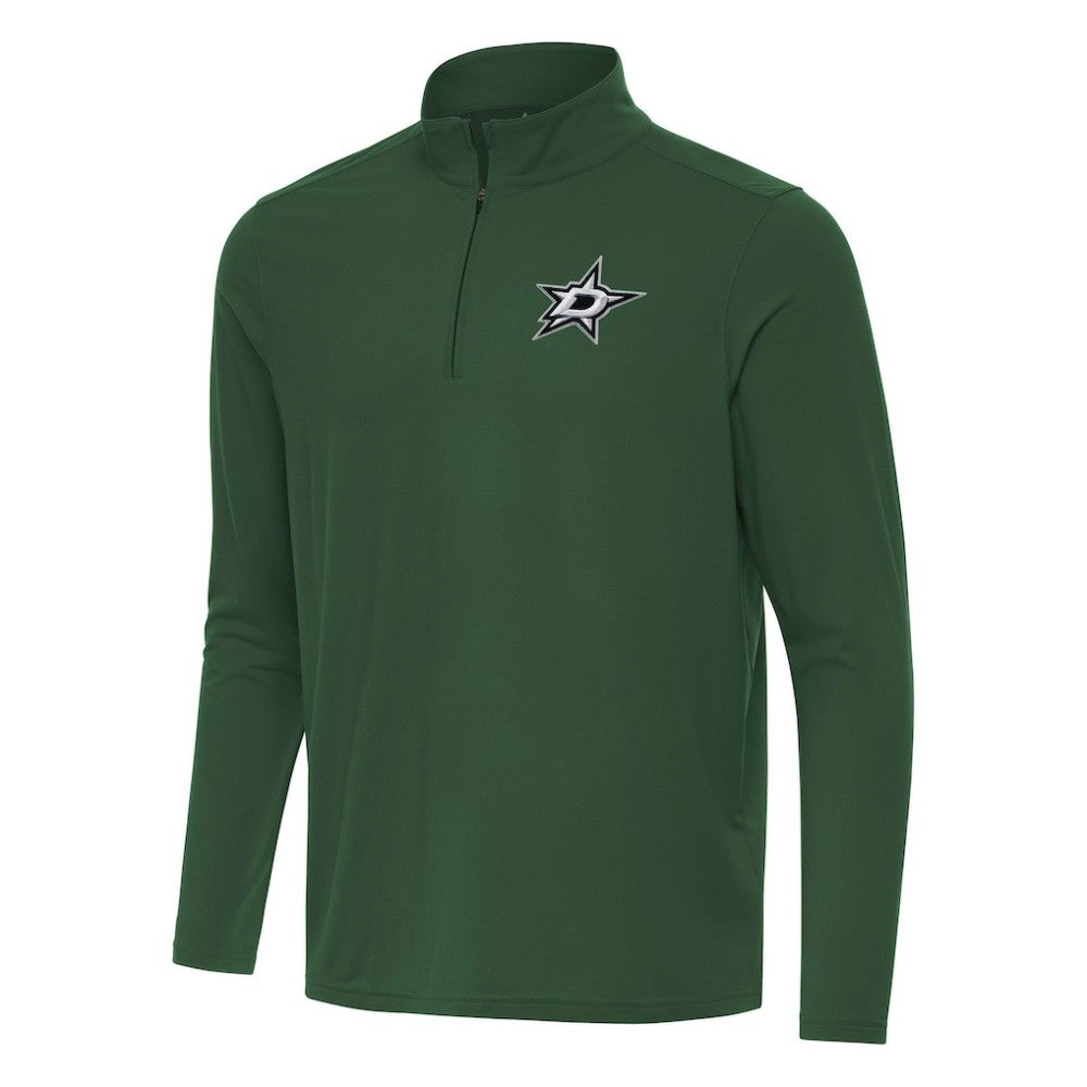 Dallas Stars Antigua Intent Quarter-Zip Top - Hunter Green - NHL 202236545