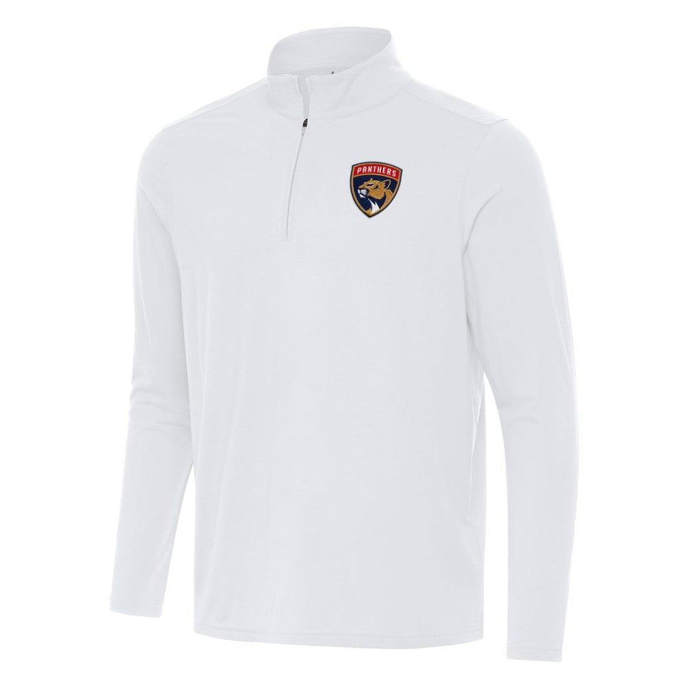 Florida Panthers Antigua Intent Quarter-Zip Top - White - NHL 202236556