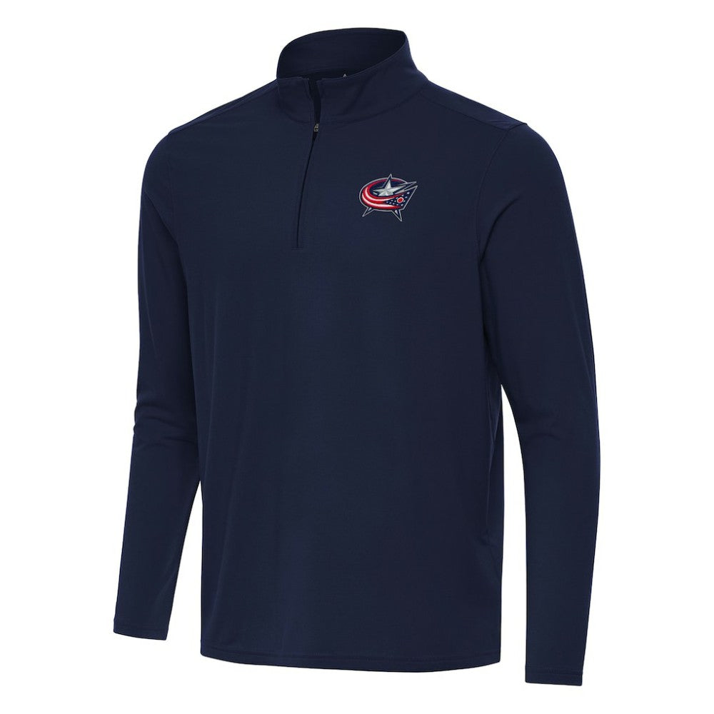 Columbus Blue Jackets Antigua Intent Quarter-Zip Top - Navy - NHL 202236567