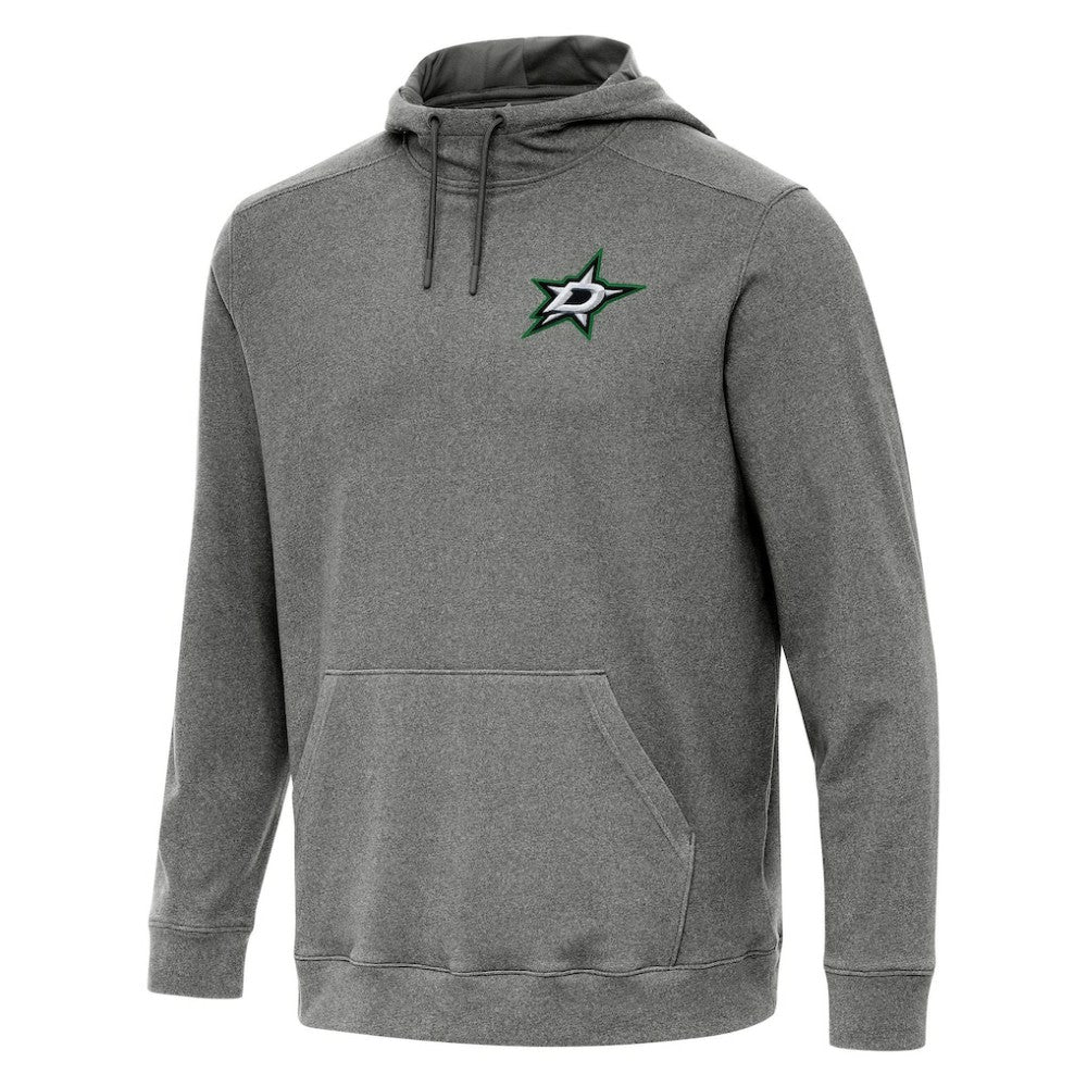 Dallas Stars Antigua Cloud Pullover Hoodie - Heather Black - NHL 202236589