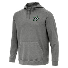 Dallas Stars Antigua Cloud Pullover Hoodie - Heather Black - NHL 202236589