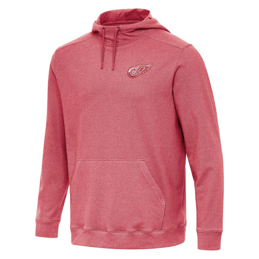 Detroit Red Wings Antigua Cloud Pullover Hoodie - Heather Red - NHL 202236591