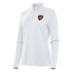 Florida Panthers Antigua Women's Reprocess Quarter-Zip Top - White - NHL 202236669
