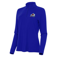 Colorado Avalanche Antigua Women's Intent Quarter-Zip Top - Royal - NHL 202236862