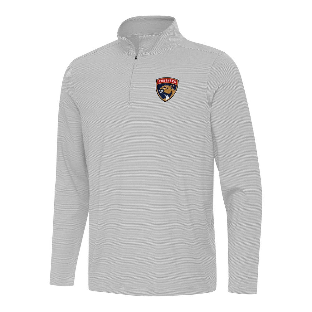 Florida Panthers Antigua Twine Quarter-Zip Top - Gray - NHL 202236919