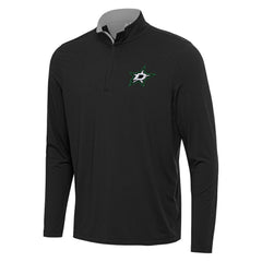 Dallas Stars Antigua Content Quarter-Zip Pullover Top - Black/Gray - NHL 202236953