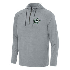 Dallas Stars Antigua Spikes Quarter-Zip Hoodie - Heather Gray - NHL 202237059