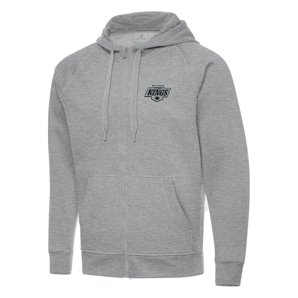 Los Angeles Kings Antigua Big & Tall Victory Full-Zip Hoodie - Heather Gray - NHL 202237120