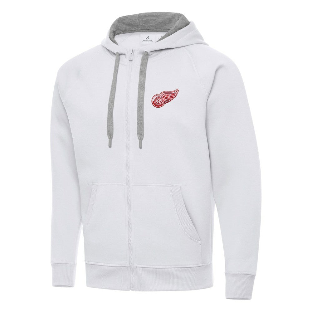 Detroit Red Wings Antigua Big & Tall Victory Full-Zip Hoodie - White - NHL 202237125