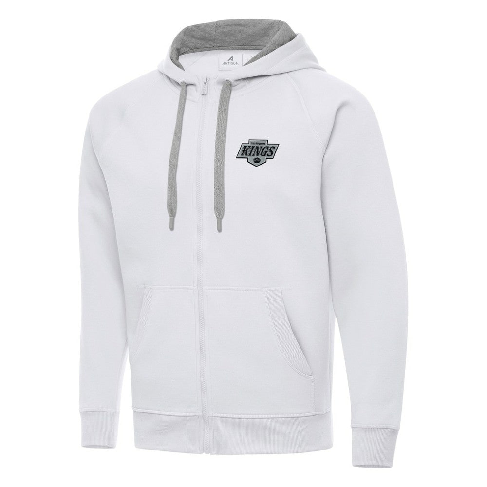 Los Angeles Kings Antigua Big & Tall Victory Full-Zip Hoodie - White - NHL 202237137