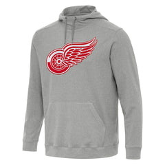 Detroit Red Wings Antigua Cloud Pullover Hoodie - Heather Gray - NHL 202237204