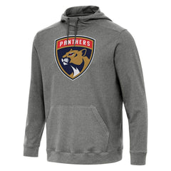 Florida Panthers Antigua Cloud Pullover Hoodie - Heather Black - NHL 202237206