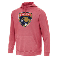 Florida Panthers Antigua Cloud Pullover Hoodie - Heather Red - NHL 202237210