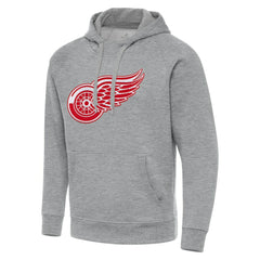 Detroit Red Wings Antigua Big & Tall Victory Pullover Hoodie - Heather Gray - NHL 202237286