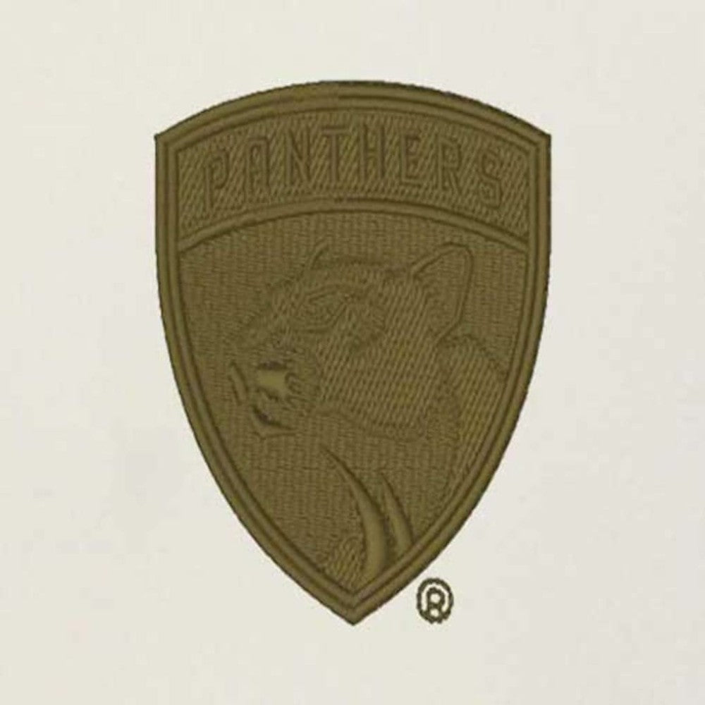 Florida Panthers Antigua Intrepid Sand Raglan Long Sleeve Hoodie T-Shirt - Cream/Olive - NHL 202253468