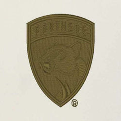 Florida Panthers Antigua Intrepid Sand Raglan Long Sleeve Hoodie T-Shirt - Cream/Olive - NHL 202253468