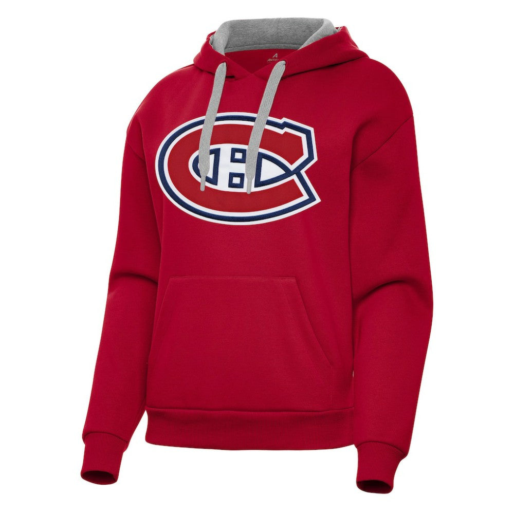Montreal Canadiens Antigua Women's Victory Pullover Hoodie - Red - NHL 202253500