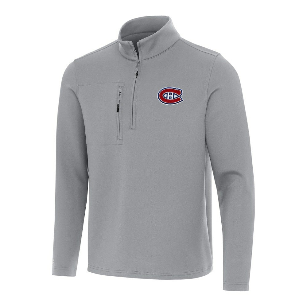 Montreal Canadiens Antigua Insider Quarter-Zip Top - Gray - NHL 202253652