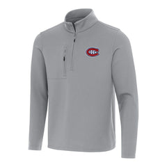 Montreal Canadiens Antigua Insider Quarter-Zip Top - Gray - NHL 202253652