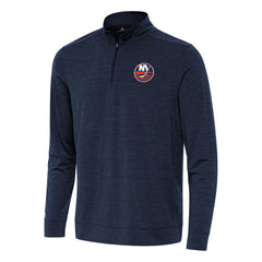 New York Islanders Antigua Bright Quarter-Zip Top - Heather Navy - NHL 202253704