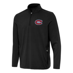 Montreal Canadiens Antigua Perilous Quarter-Zip Sweatshirt - Black - NHL 202254071