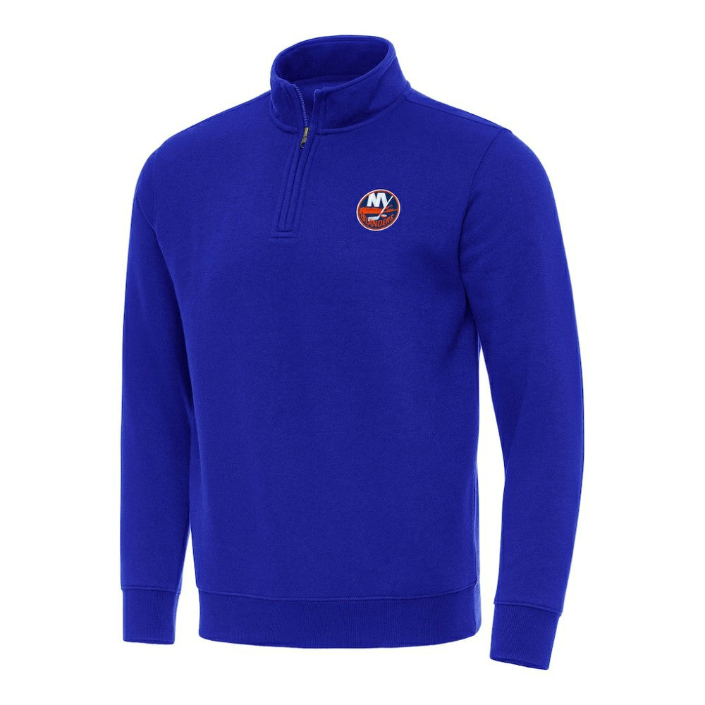 New York Islanders Antigua Victory Quarter-Zip Mock Sweatshirt - Royal - NHL 202254115