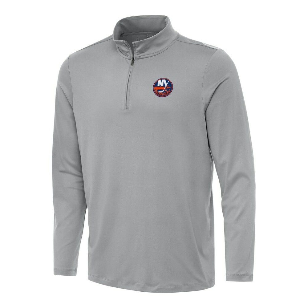 New York Islanders Antigua Reprocess Quarter-Zip Top - Gray - NHL 202254197
