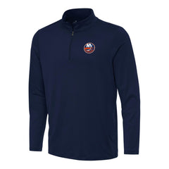 New York Islanders Antigua Reprocess Quarter-Zip Top - Navy - NHL 202254213