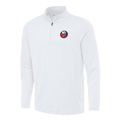 New York Islanders Antigua Reprocess Quarter-Zip Top - White - NHL 202254216