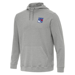 New York Rangers Antigua Cloud Pullover Hoodie - Heather Gray - NHL 202254479