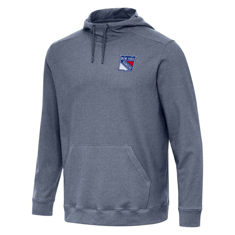 New York Rangers Antigua Cloud Pullover Hoodie - Heather Navy - NHL 202254480
