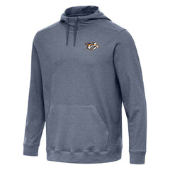 Nashville Predators Antigua Cloud Pullover Hoodie - Heather Navy - NHL 202254496