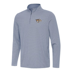 Nashville Predators Antigua Twine Quarter-Zip Top - Navy - NHL 202254800
