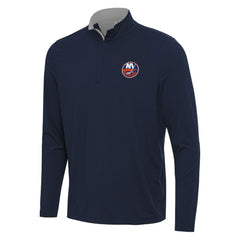 New York Islanders Antigua Content Quarter-Zip Pullover Top - Navy/Gray - NHL 202254829