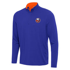New York Islanders Antigua Content Quarter-Zip Pullover Top - Royal/Orange - NHL 202254831