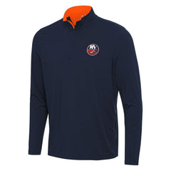 New York Islanders Antigua Content Quarter-Zip Pullover Top - Navy/Orange - NHL 202254832