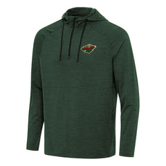 Minnesota Wild Antigua Spikes Quarter-Zip Hoodie - Hunter Green - NHL 202254950
