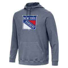 New York Rangers Antigua Cloud Pullover Hoodie - Heather Navy - NHL 202255092